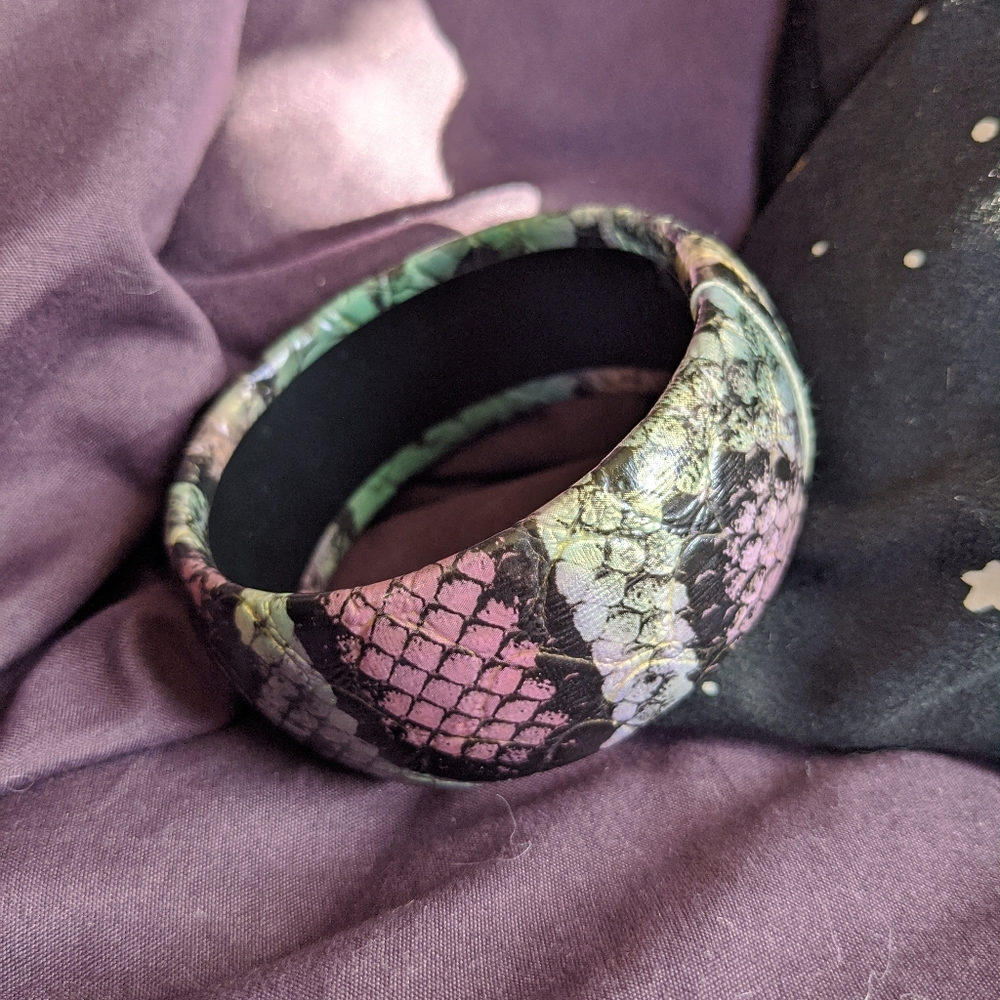 Snakeskin bangle